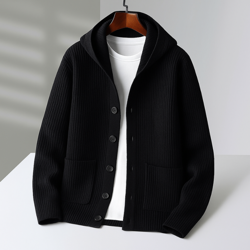 🧶 Hooded cardigan – Stylish warmth for every day