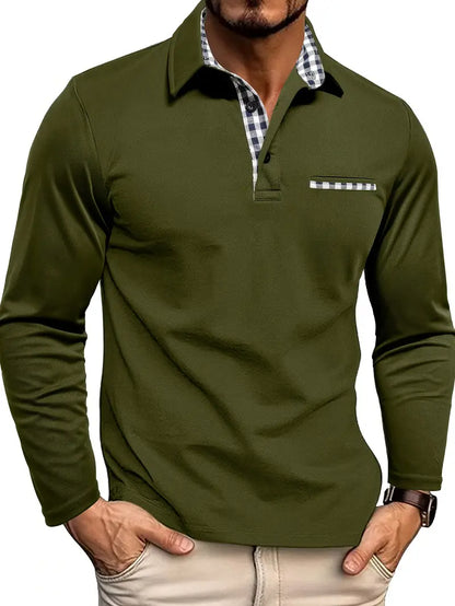 Findenal – Premium long-sleeved polo shirt
