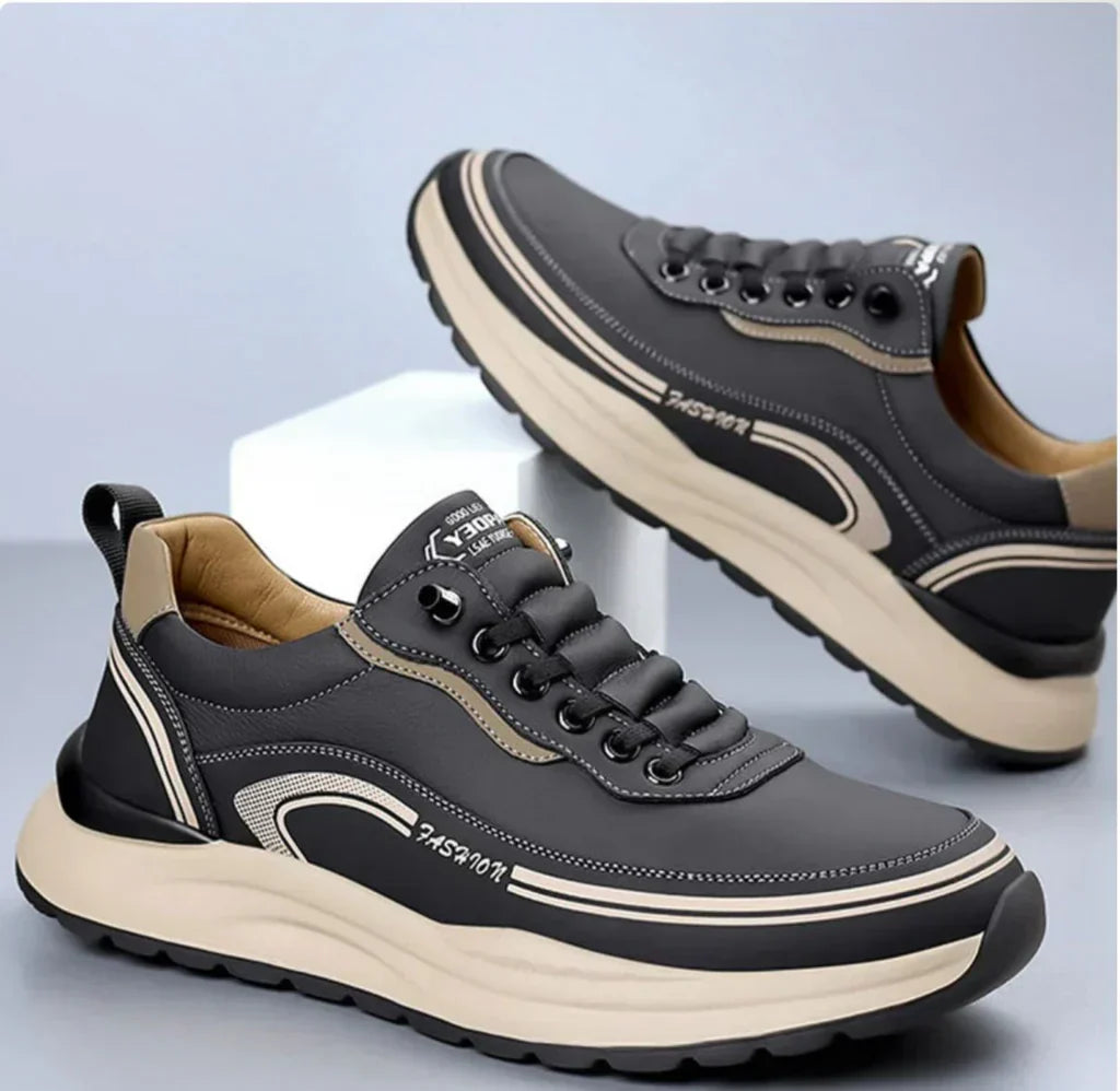 Casual men's slip-on sneakers with non-slip soles