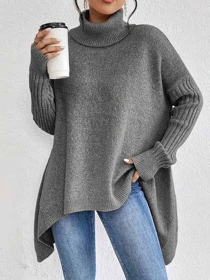 Den mysiga lyxiga oversized turtlenecken