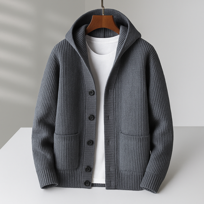 🧶 Hooded cardigan – Stylish warmth for every day