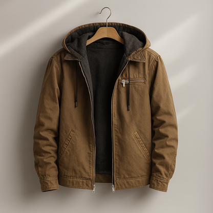 Men's casual jacket with fleece lining – Casual, comfortable, and stylish