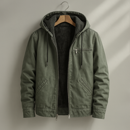 Men's casual jacket with fleece lining – Casual, comfortable, and stylish