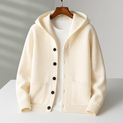 🧶 Hooded cardigan – Stylish warmth for every day
