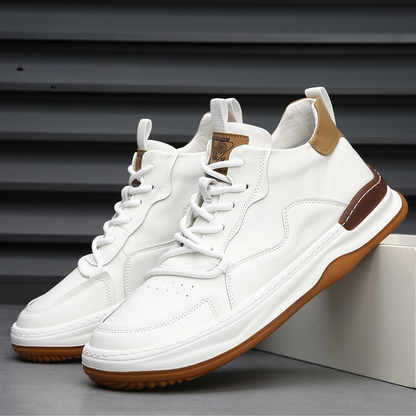 RICCARDO LEATHER TRAINERS