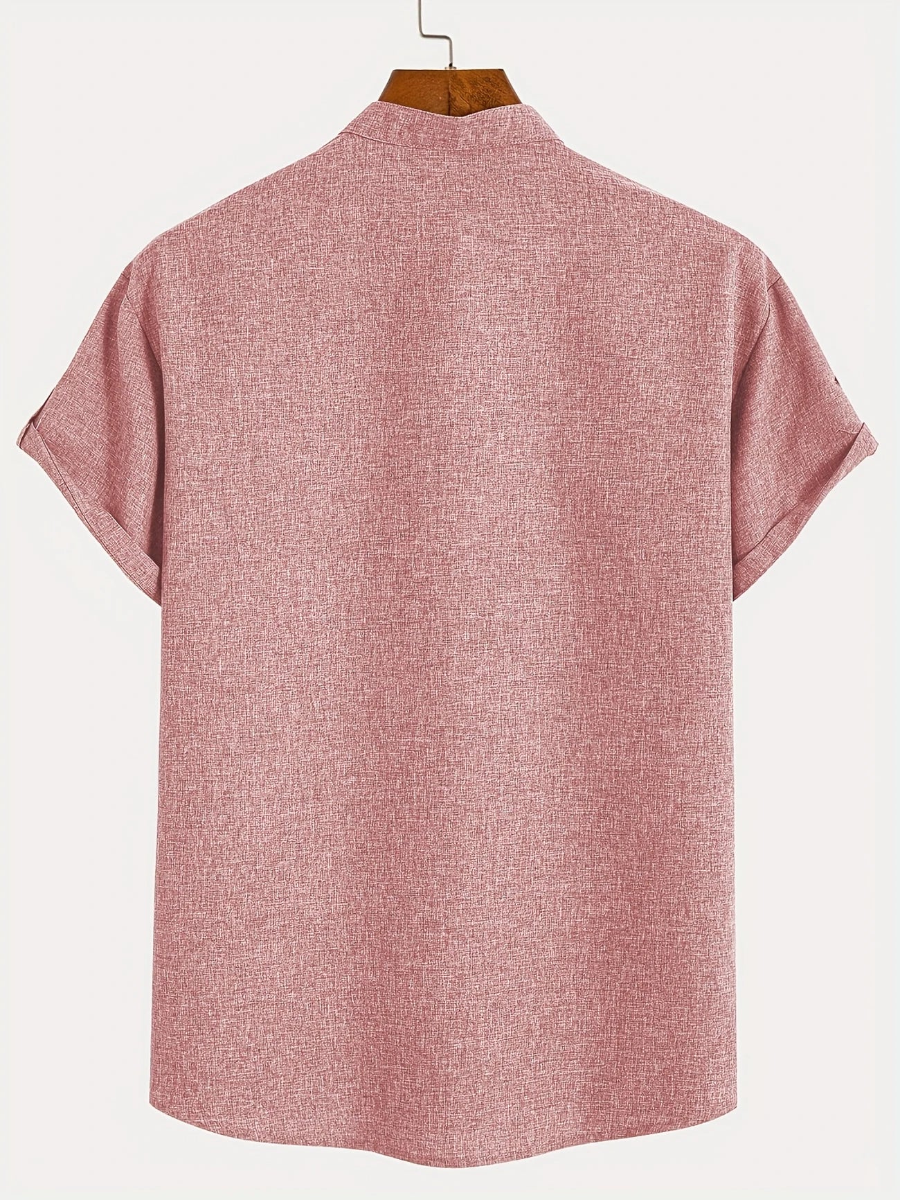 Findenal™ | Stylish short-sleeve shirt with a stand-up collar