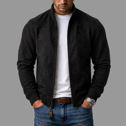 Jackson | Suede Bomber Jacket