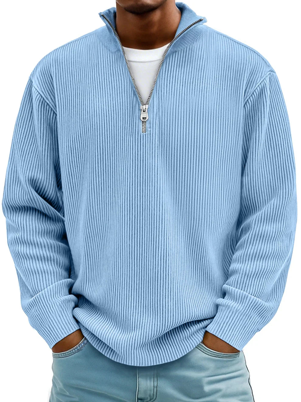 Elijah | Modern Half-Zip Sweater Ease (1+1 Free)
