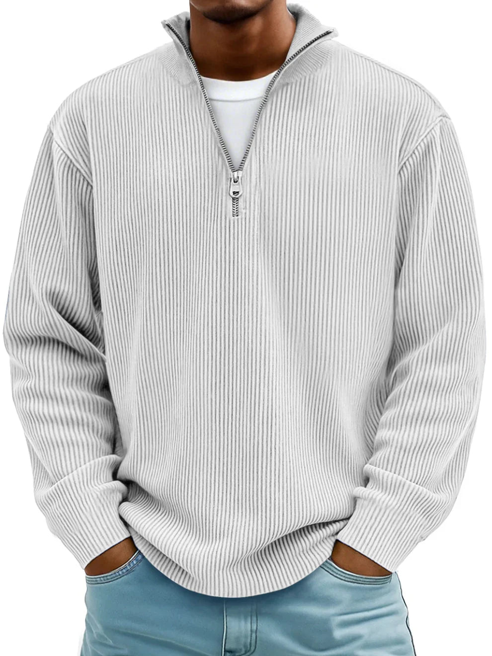 Elijah | Modern Half-Zip Sweater Ease (1+1 Free)