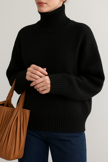 Liva™ Turtleneck Sweater – Soft, Warm & Timelessly Elegant