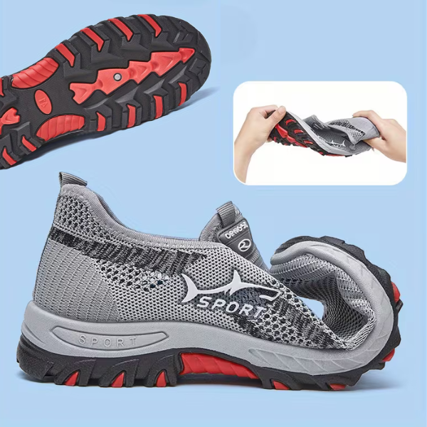 Breathable Slip-On Sneakers – Lightweight Comfort & All-Day Support