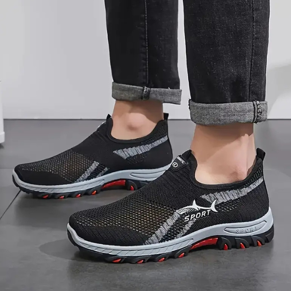 Breathable Slip-On Sneakers – Lightweight Comfort & All-Day Support