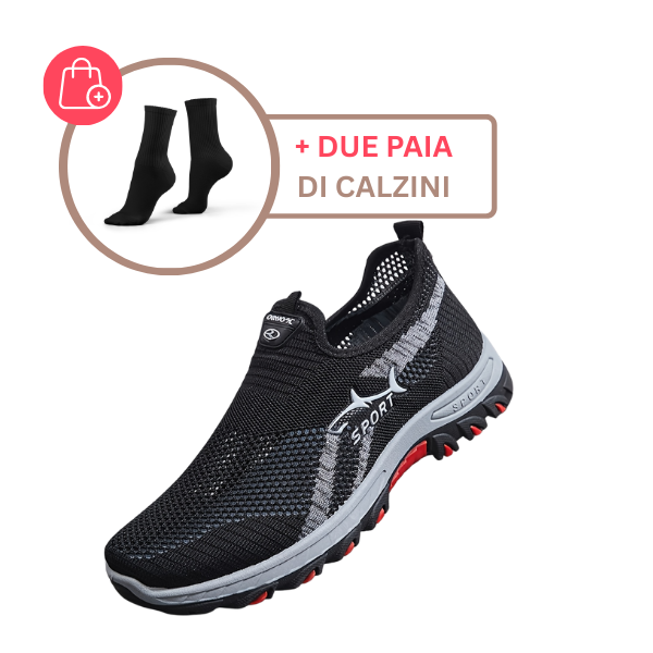 Breathable Slip-On Sneakers – Lightweight Comfort & All-Day Support