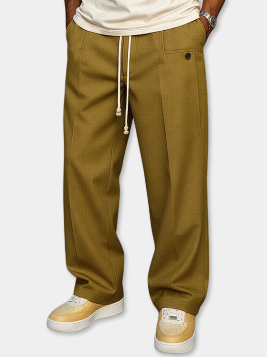 UrbanEase™ Relaxed Drawstring Trousers
