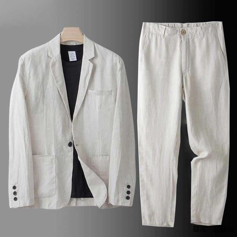 Findenal | Premium Linen Suit with Classic Cut