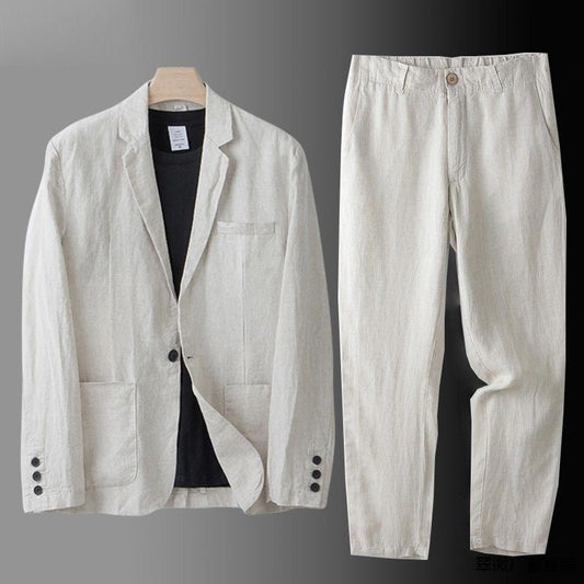 Findenal | Premium Linen Suit with Classic Cut
