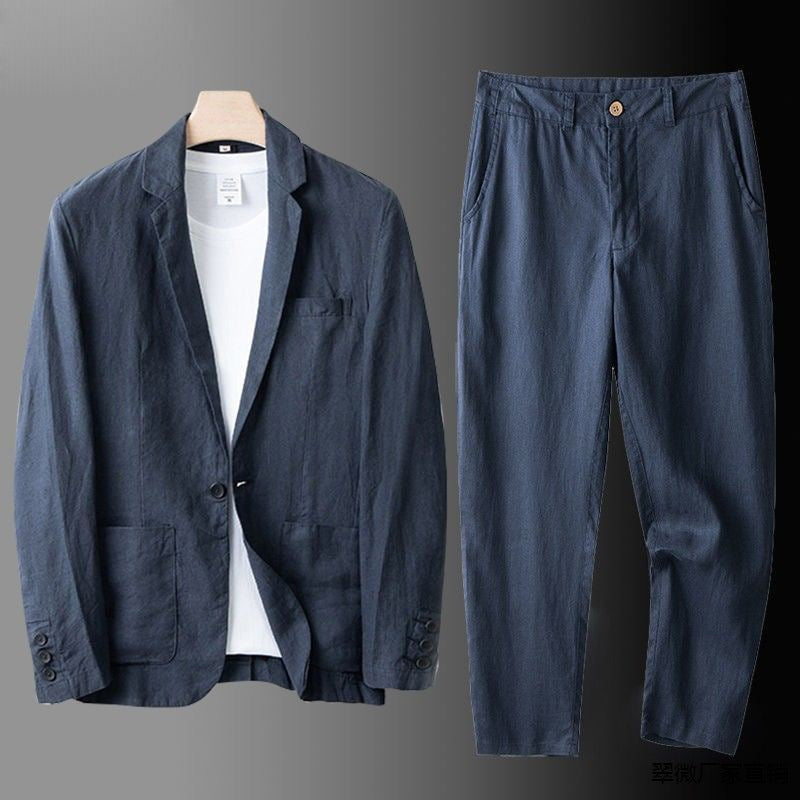 Findenal | Premium Linen Suit with Classic Cut