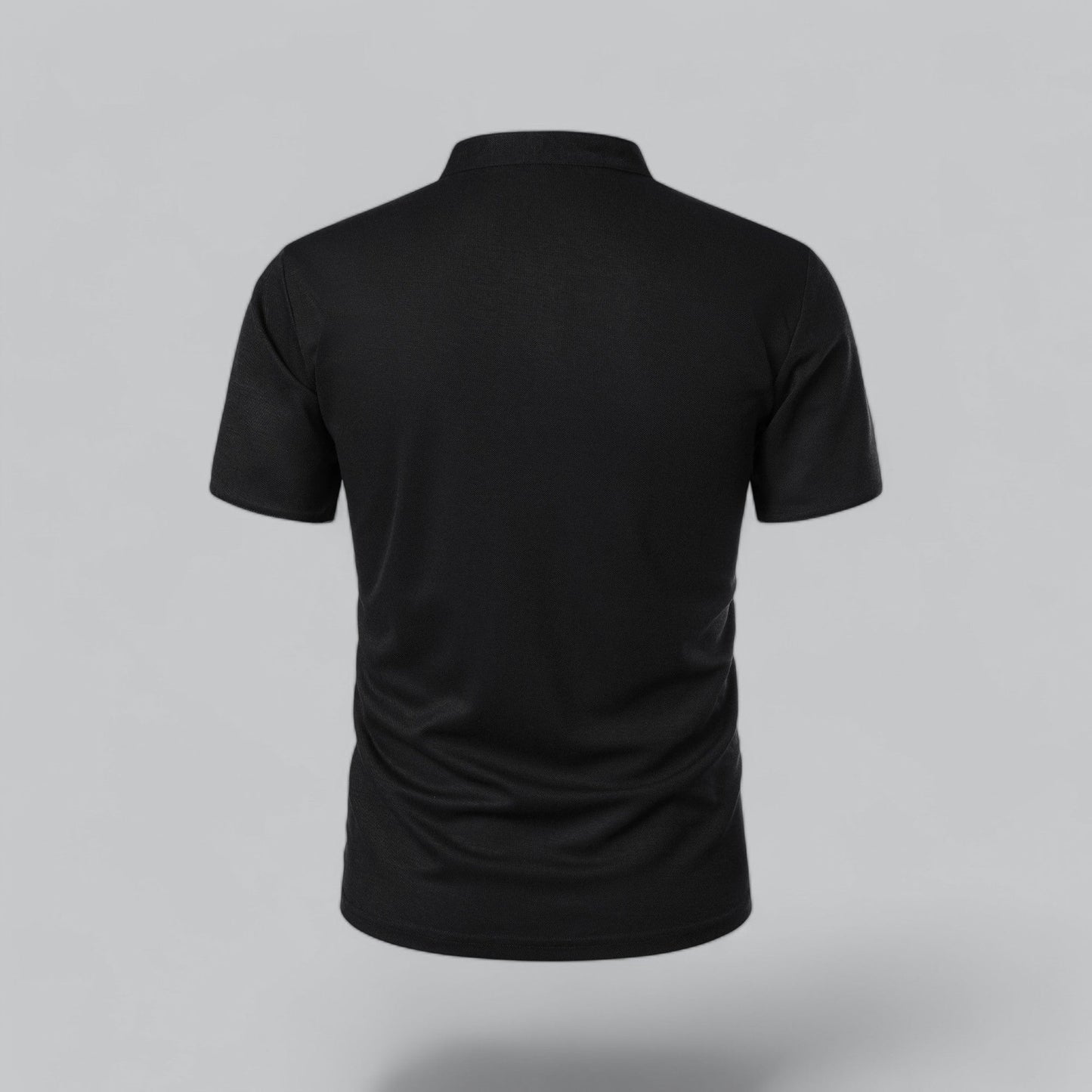Arthur | Collarless Polo Shirt