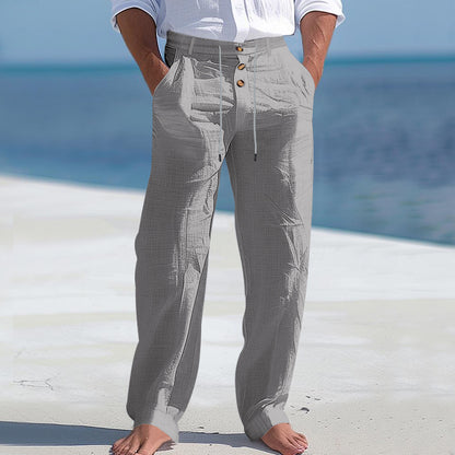 FINDENAL | LIGHTWEIGHT LINEN SUMMER PANTS