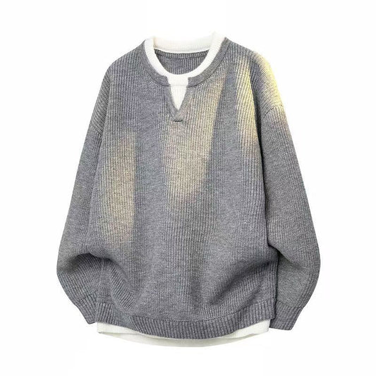 NordKnit™ – Minimalist men's sweater with a modern collar