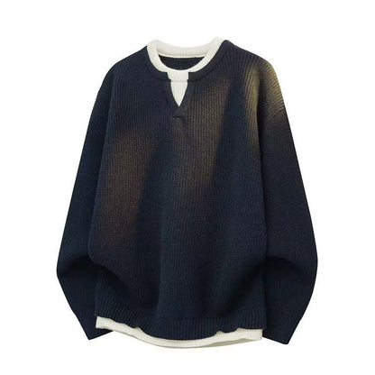 NordKnit™ – Minimalist men's sweater with a modern collar