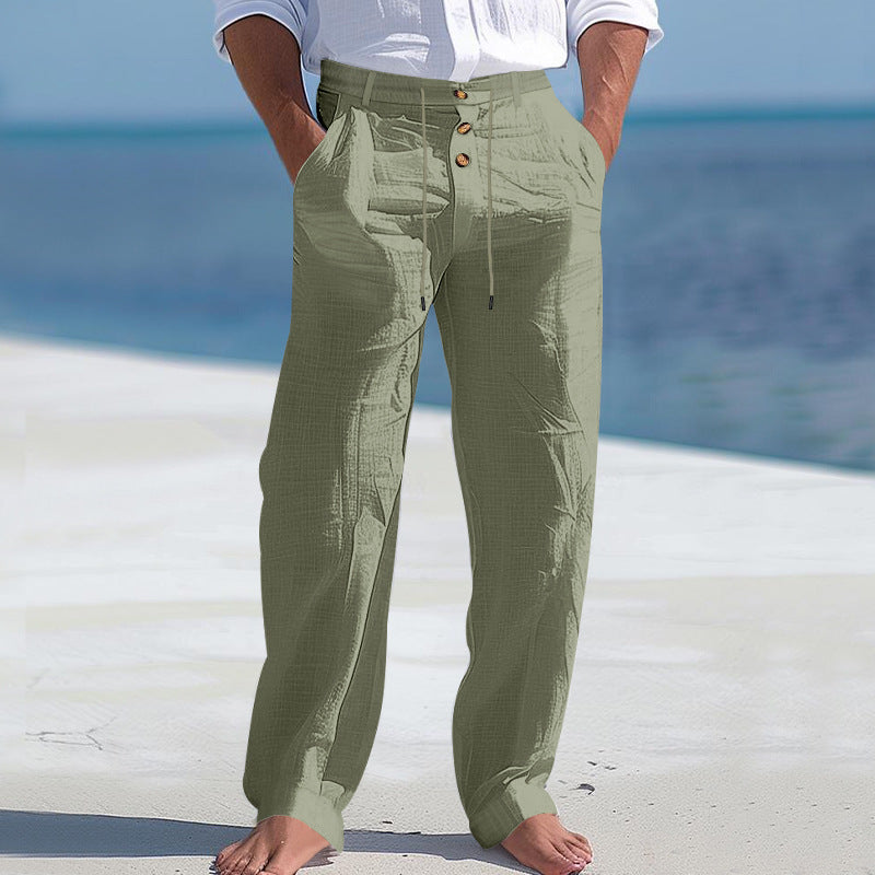 FINDENAL | LIGHTWEIGHT LINEN SUMMER PANTS