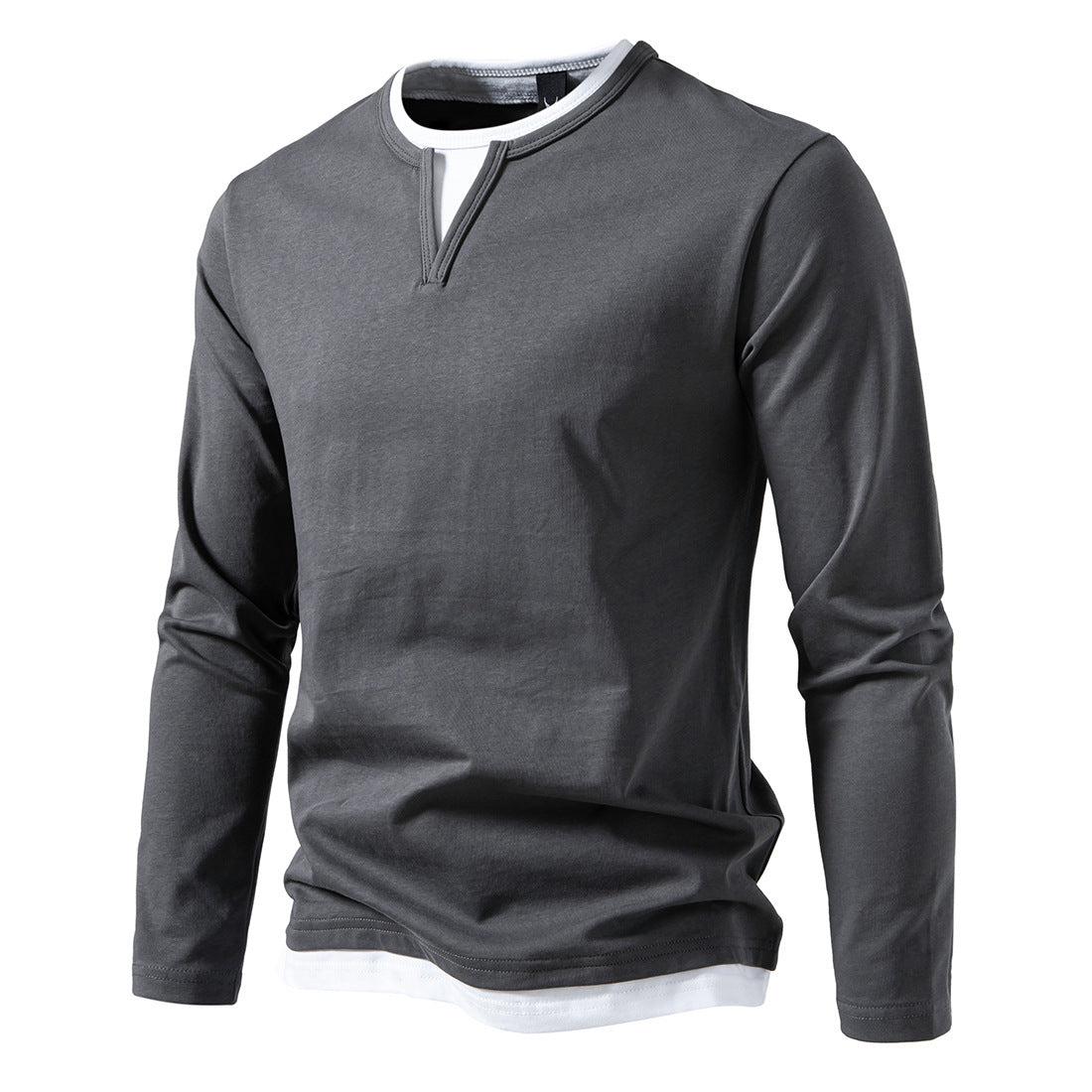 Long-sleeved shirt for men – modern look & maximum comfort