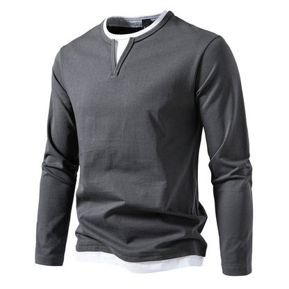 Long-sleeved shirt for men – modern look & maximum comfort