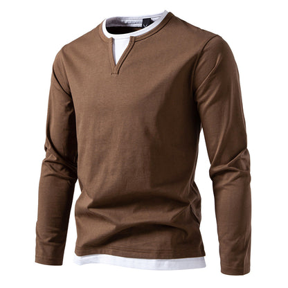 Long-sleeved shirt for men – modern look & maximum comfort