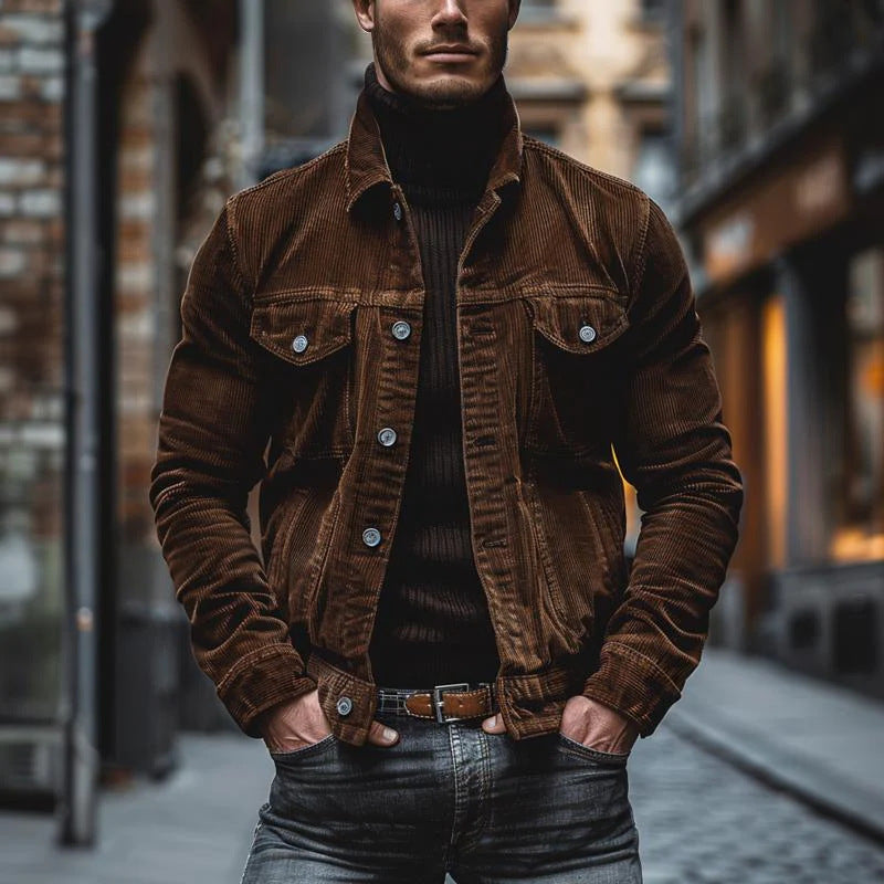 Urban Corduroy Jacket – Rugged Style, Refined Fit