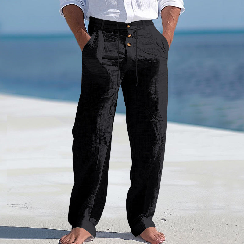 FINDENAL | LIGHTWEIGHT LINEN SUMMER PANTS
