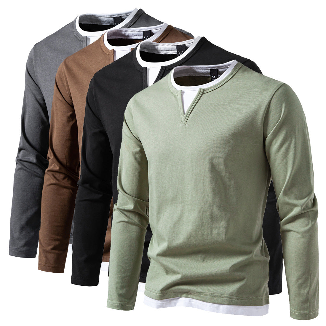 Long-sleeved shirt for men – modern look & maximum comfort