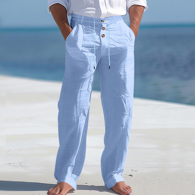 FINDENAL | LIGHTWEIGHT LINEN SUMMER PANTS
