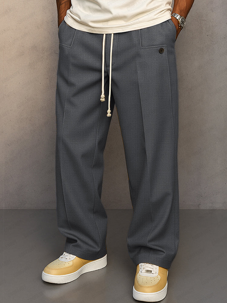 UrbanEase™ Relaxed Drawstring Trousers
