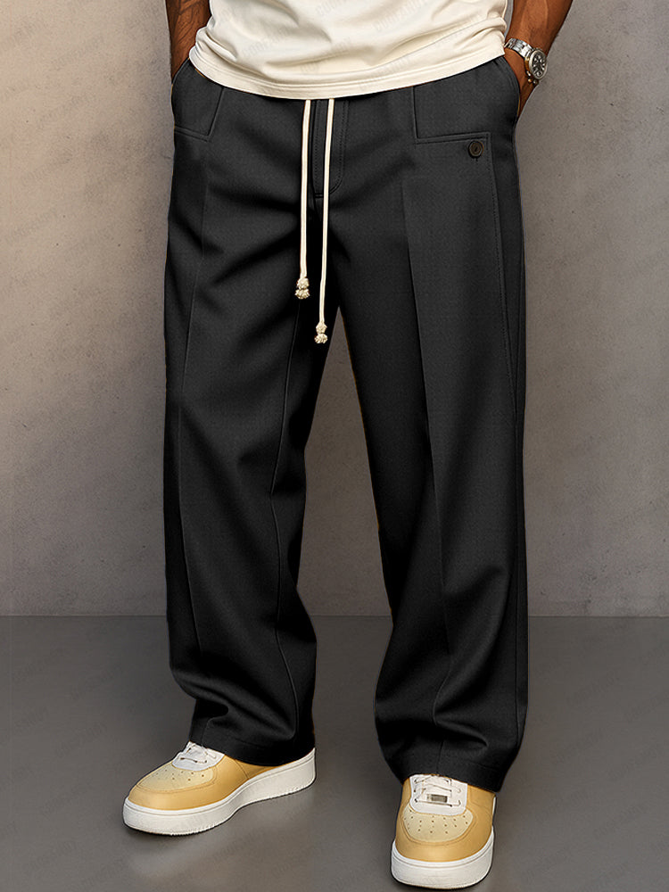 UrbanEase™ Relaxed Drawstring Trousers