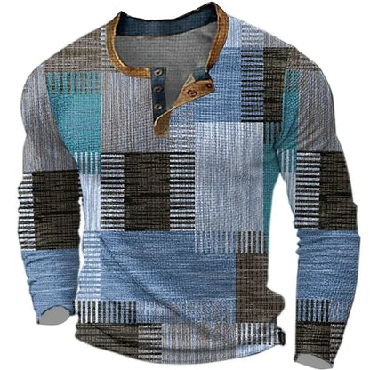 Findenal | COLORFUL MEN'S LONG-SLEEVED SHIRT