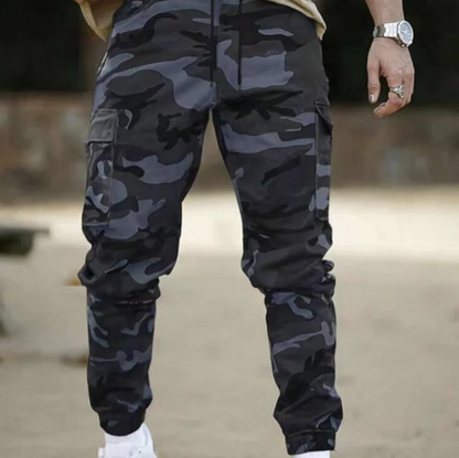 Sturdy, multi-pocket utility pants for men