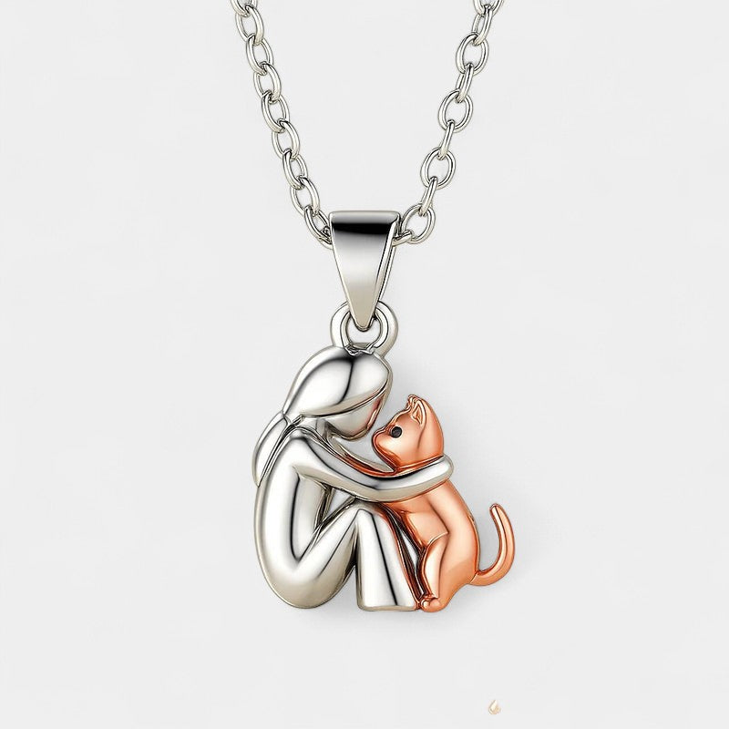 “Eternal Friendship” Pendant – A Symbol of Love Between Humans and Cats