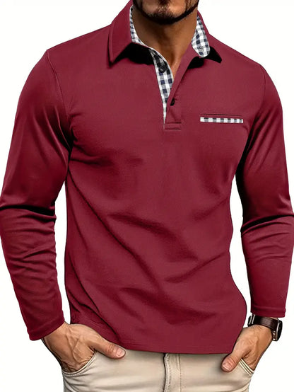 Findenal – Premium long-sleeved polo shirt