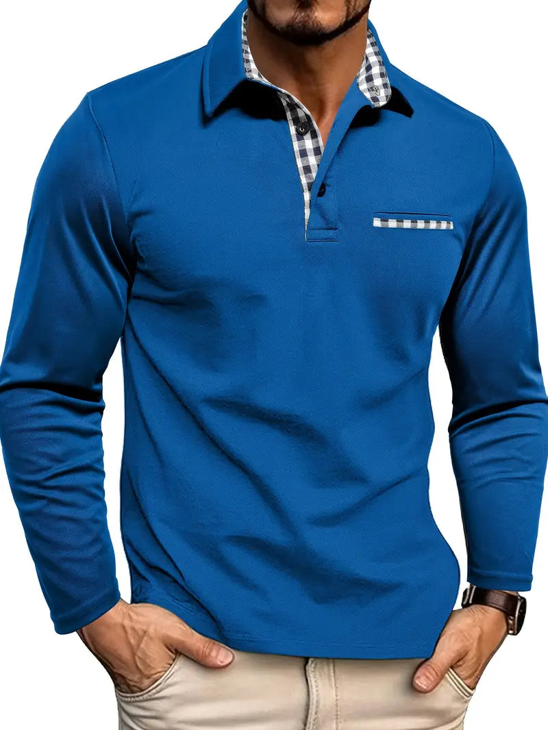 Findenal – Premium long-sleeved polo shirt