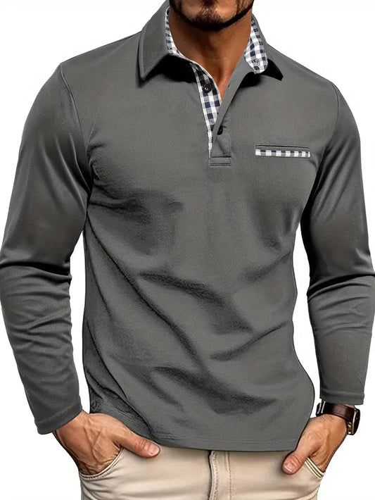 Findenal – Premium long-sleeved polo shirt
