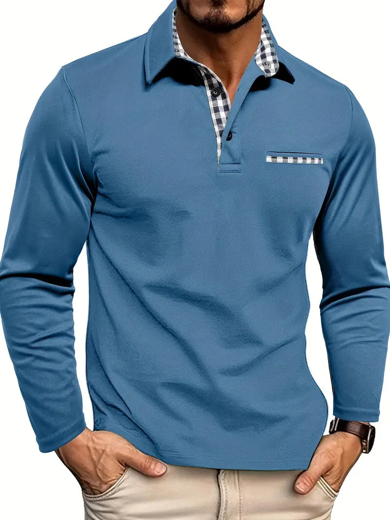Findenal – Premium long-sleeved polo shirt