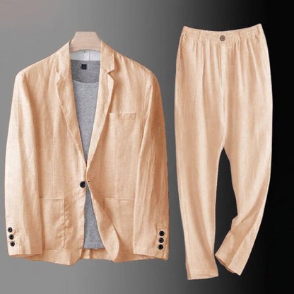Findenal | Premium Linen Suit with Classic Cut