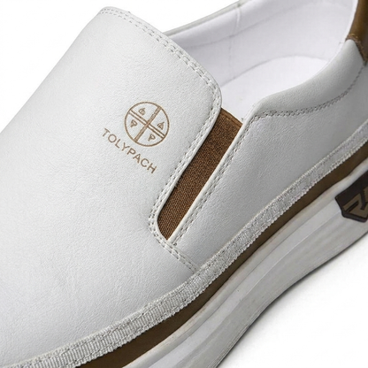 Findenal – Men's Leather Slip-On Sneakers
