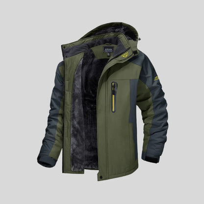 Alex™ – Waterproof Fleece-Lined Hooded Jacket