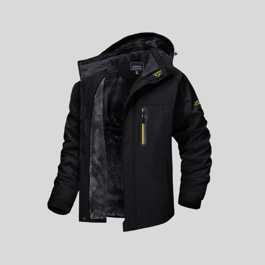 Alex™ – Waterproof Fleece-Lined Hooded Jacket