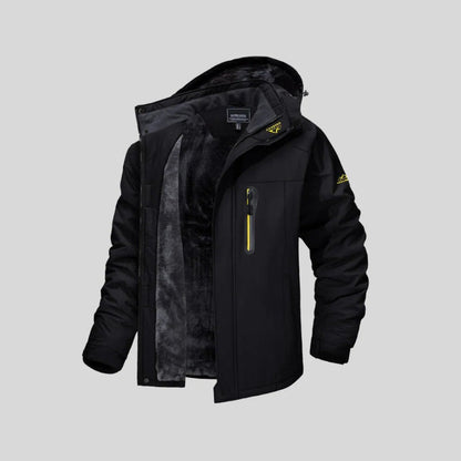 Alex™ – Waterproof Fleece-Lined Hooded Jacket