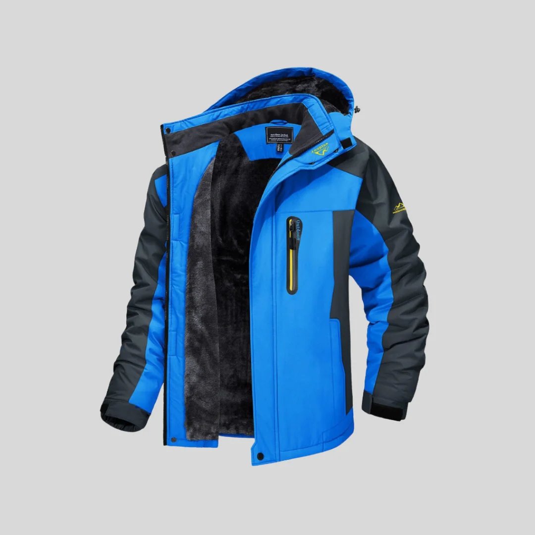 Alex™ – Waterproof Fleece-Lined Hooded Jacket