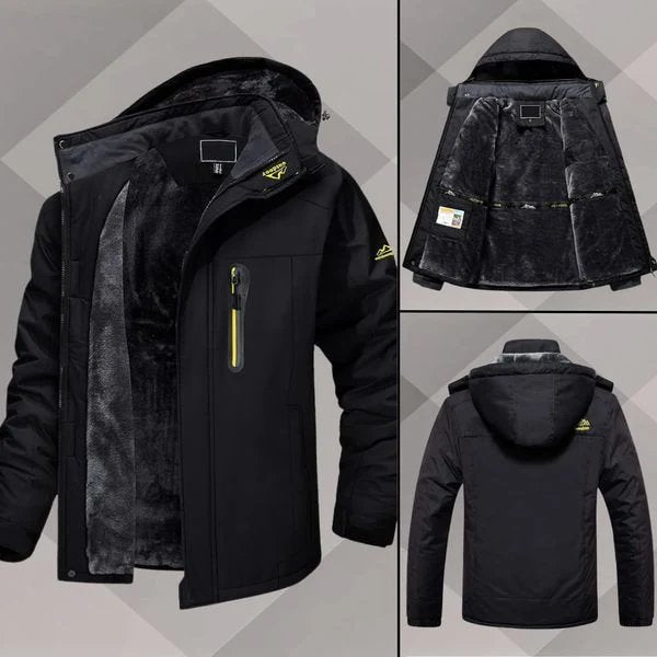 Alex™ – Waterproof Fleece-Lined Hooded Jacket