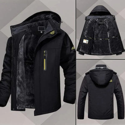 Alex™ – Waterproof Fleece-Lined Hooded Jacket